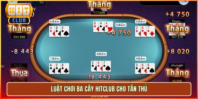 Luật Chơi Ba Cây Hitclub Cho Tân Thủ