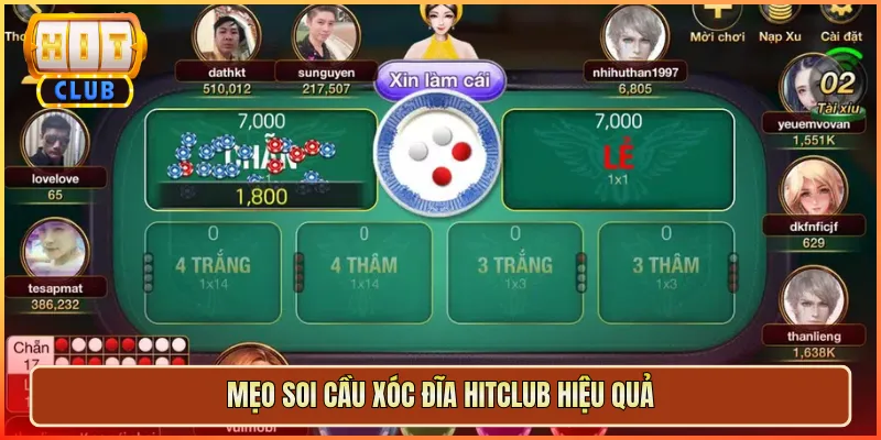 Mẹo Soi Cầu Xóc Đĩa Hitclub Hiệu Quả