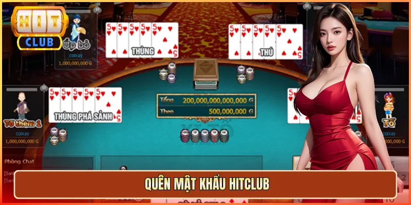 Quên mật khẩu Hitclub
